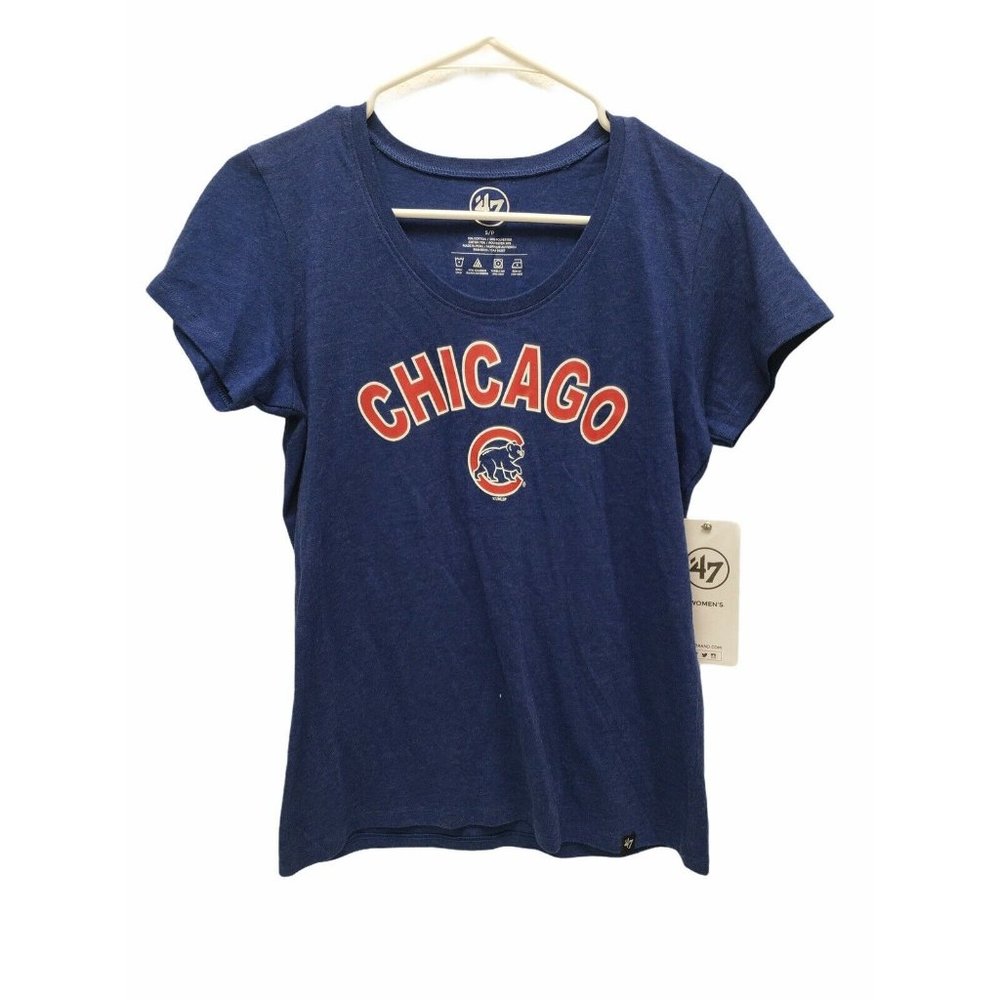 47 Brand Chicago Cubs Short Sleeve T-Shirt NWT S - Picture 4 of 9